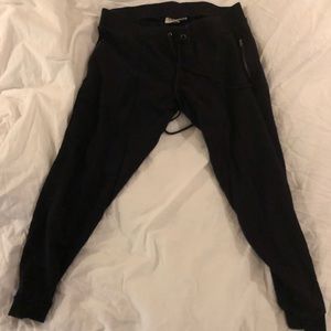 Two pairs of maternity joggers.